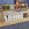 Flash Furniture Bright Beginnings Modular Wood Classroom Open Storage Unit w/ Upper Shelf, Raised Edges, Natural MK-KE24572-GG - alternate 3
